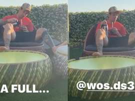 Messi se relaja con mate al ritmo de Wos. Captura/LeoMessi
