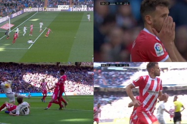 Minutos de locura en el Bernabéu. Captura/beINSports