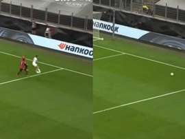 Jansen revivió el taconazo de Redondo contra el United. Captura/MovistarLigadeCampeones