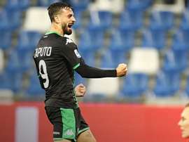 Caputo fue decisivo con un doblete. SassuoloUS