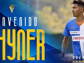 Rhyner, nuevo jugador del Cádiz. Cádiz_CF