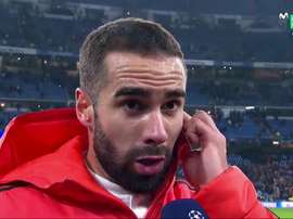 Carvajal defendió a su compañero. Captura/Movistar