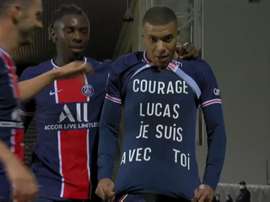El chico al que Mbappé dedicó un gol falleció. Captura/#Vamos