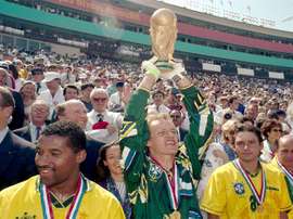 Taffarel foi convidado pela CBF para entregar medalhas do Brasileirão.AFP