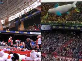 El partido tuvo que ser detenido, pero fue por una buena causa. ESPN