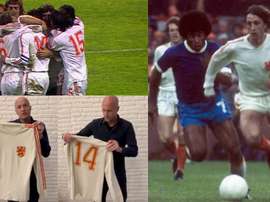 La historia de una camiseta especial. Twitter/JohanCruyff/Capturas