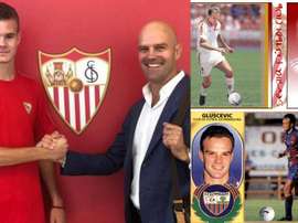 Gluscevic continuará con la saga familiar. SevillaFC/EdicionesEste