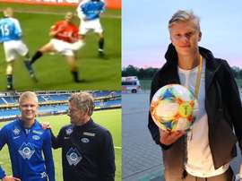 Así es Erling Haland, el goleador histórico del Mundial Sub 20. Captura/MalmöFK/NFF_Info