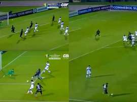Independiente del Valle le metió cuatro goles a Católica en 21 minutos. Captura/CDF