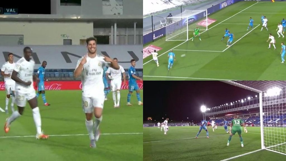 La rete di Asensio. MovistarFutbol