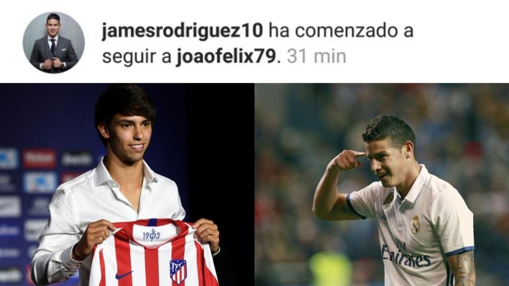 James suit Joao Félix sur Instagram et nourrit les rumeurs