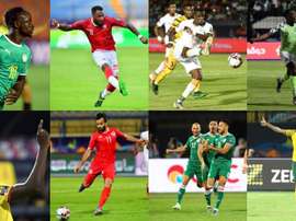 Estos son los cuartos de final de la Copa África 2019. Montaje/AFP/EFE