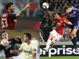 Cutrone podría dejar Milán; Darmian y Olmo, aterrizar en la ciudad. EFE/AFP