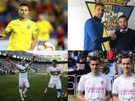 Veteranos que siguen rendiendo a un gran nivel en Segunda. LaLiga/EFE/Zaragoza/Cádiz