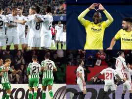 Así se presentan los dieciseisavos para los equipos españoles. EFE/AFP