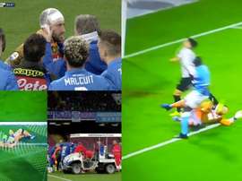 Attimi di paura al San Paolo. ESPN