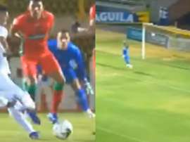 Rivera y su golazo 'injusto' para Cali. Captura