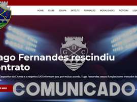 El Chaves destituye Tiago Fernandes. Chaves