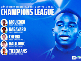 Moukoko, el más joven en jugar Champions. ProFootballDB