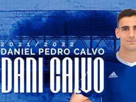 Dani Calvo se incorpora al Real Oviedo. Twitter/RealOviedo