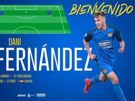 El Fuenlabrada firma a Dani Fernández. CFuenlabradaSAD