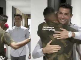 Cristiano y Danilo recordaron buenos tiempos y se saludaron en Turín. JuventusFC