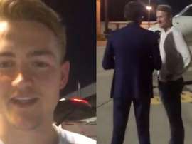 Las primeras palabras de De Ligt como 'bianconero'. Capturas/Juventus