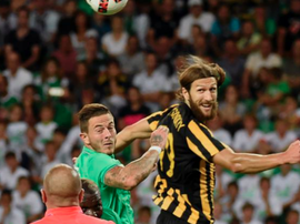 Chygrynskiy seguirá en el AEK de Atenas. AFP