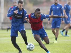 Osasuna ya prepara el duelo contra el Espanyol. Osasuna
