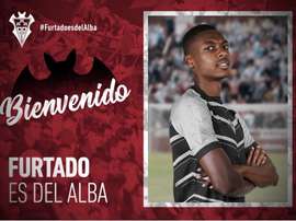 El Albacete anunció el fichaje de Steve Furtado. AlbaceteBPSAD