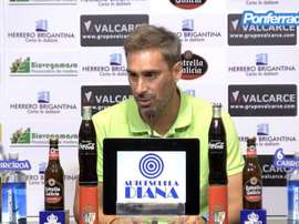 Bolo celebró el buen partido ante el Hércules. PonferradinaTV