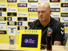 Pepe Mel se mostró enfadado en rueda de prensa. Twitter/UDLP_Oficial