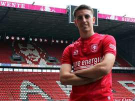 La gran depresión del Twente más 'culé'. Twitter/fctwente