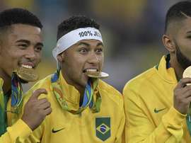 Neymar completa uma década como protagonista da Seleção Brasileira. AFP