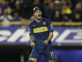 Zárate ya piensa en el 'Superclásico'. BocaJuniors