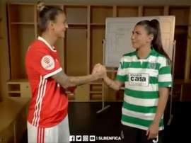 El Benfica y el Sporting Femenino están listos para un partido histórico. Captura/SLBenfica