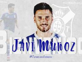 Javi Muñoz, nuevo jugador del Tenerife. Twitter/CDTOficial