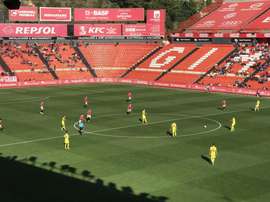 Seligrat ya sabe lo que es perder como técnico grana. Twitter/NàsticdeTarragona