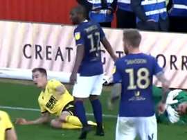 La FA investiga el Brentford-Millwall. Captura/Sky