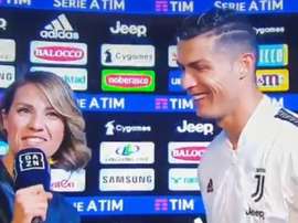 Cristiano seguirá en la Juventus. Captura/DAZN