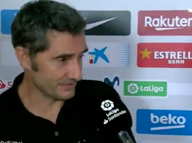 It was an important day for him – Valverde hails Griezmann after brace. Captura/MovistarFutbol