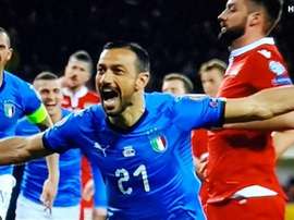Record Quaglia e l'Italia travolge il Liechtenstein. Captura/RAI1HD