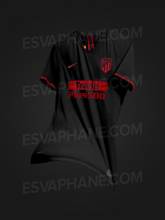 camiseta negra barcelona 2019