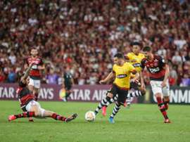 No céu da Libertadores quem manda é o urubu. Twitter @BarcelonaSC