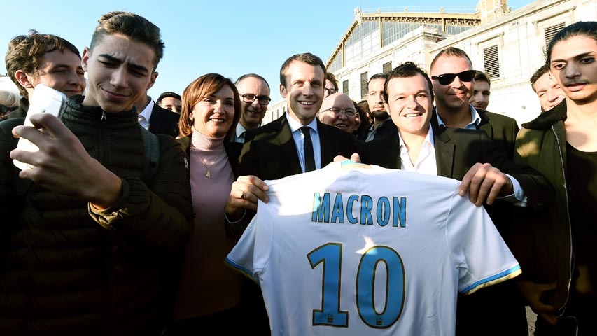 L Olympique De Marseille Pourra Compter Sur Le Soutien Du President Macron