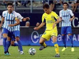 El Málaga-Las Palmas fue visto por Benkhemassa. Twitter/UDLP_Oficial