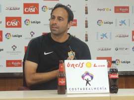 El técnico no quiere fijarse en el rival y sí en los suyos. UDAlmería