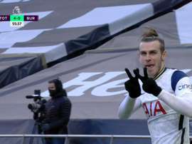 Bale, desatado: doblete y cuarto gol en tres partidos. Captura/DAZN