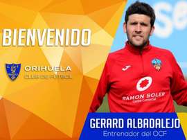 El Orihuela tiene nuevo técnico. Twitter/Orihuela_CF