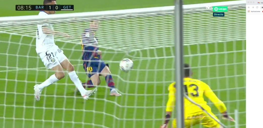 Messi put the hosts ahead within 10 minutes. Captura/MovistarLaLiga